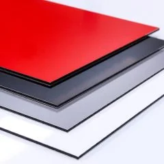 Panel de composite de Aluminio para fachada SKYBOND 5000 x 1500 x 4 mm con recubrimiento PVDF negro