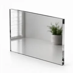 Placa de metacrilato de extrusión espejo, 3050 x 2050 x 2 mm, plata 7001