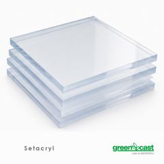 Placa de metacrilato de Colada GC SETACRYL 3050 X 2030 X 5 Hielo Brillo