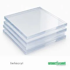 Placa de metacrilato de Colada GC SETACRYL 3050 X 2030 X 5 Hielo Brillo