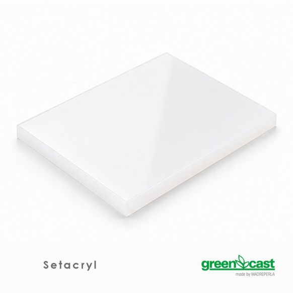 Placa de metacrilato de colada SETACRYL® LED de 3050 x 2030 x 3 milímetros opal brillo 17000