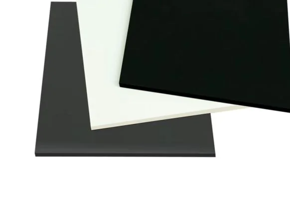 Placa de metacrilato de Colada GC SATINGLAS® 3050 x 2030 x 3 mm blanco mate/mate 64000