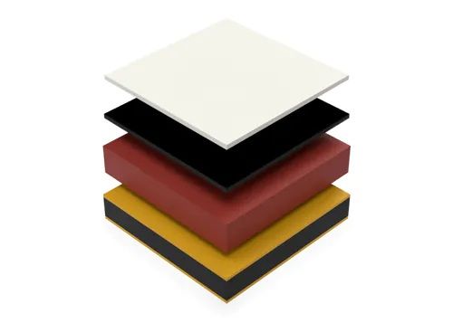 Placa de poliestireno AI 3050 x 2050 x 2 mm blanco mate/brillo 744